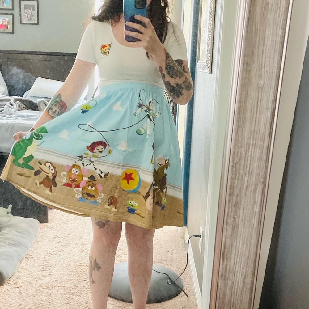 Toy story skirt and shirt
